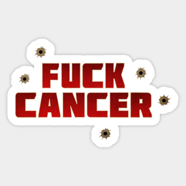 Fuck Cancer Sticker by Woah_Jonny